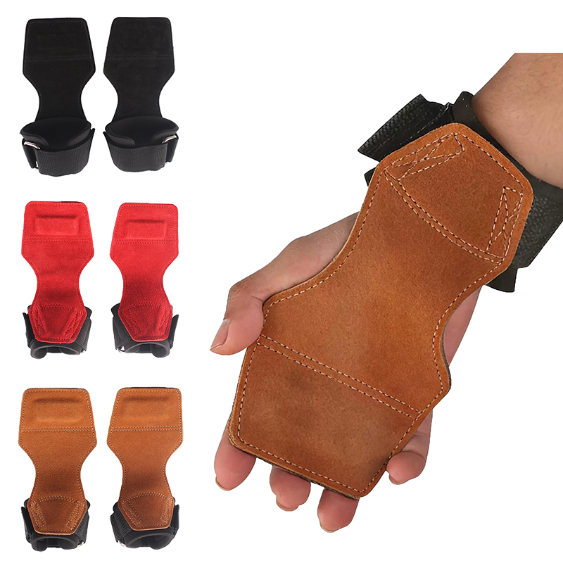 Crossfit Lifting Gear - Guantes de Cuero Grueso para Levantamiento