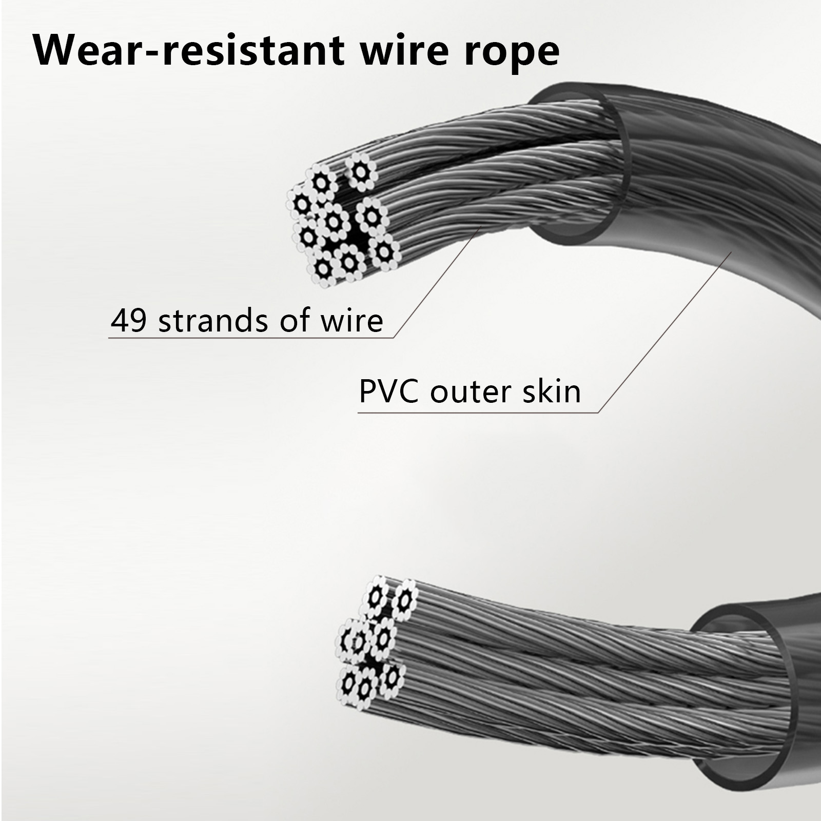 Cable de acero recubierto de P - Skipping Rope Pvc reseña y precio