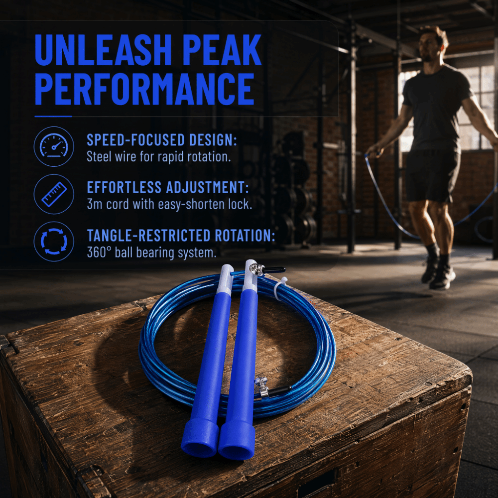 Cuerda de Saltar de Alambre de - Skipping Rope Pvc reseña y precio